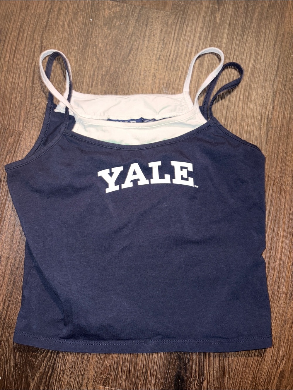 Navy Blue Girls' Logo Tank Top